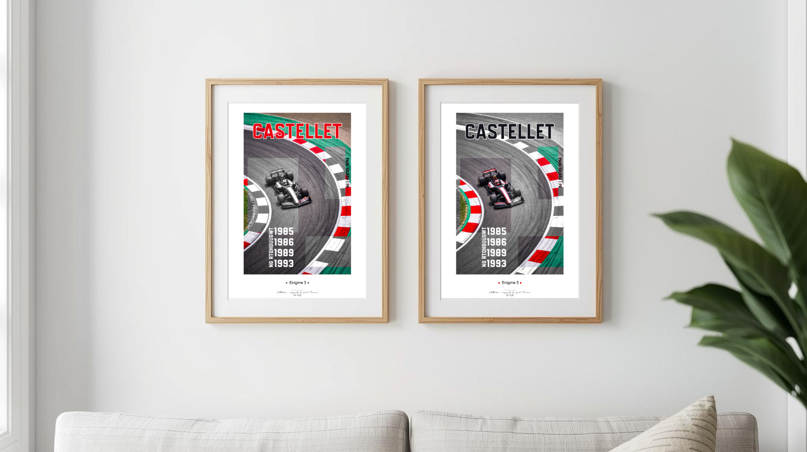 Affiche Enigme - F1 Castelet Affiche