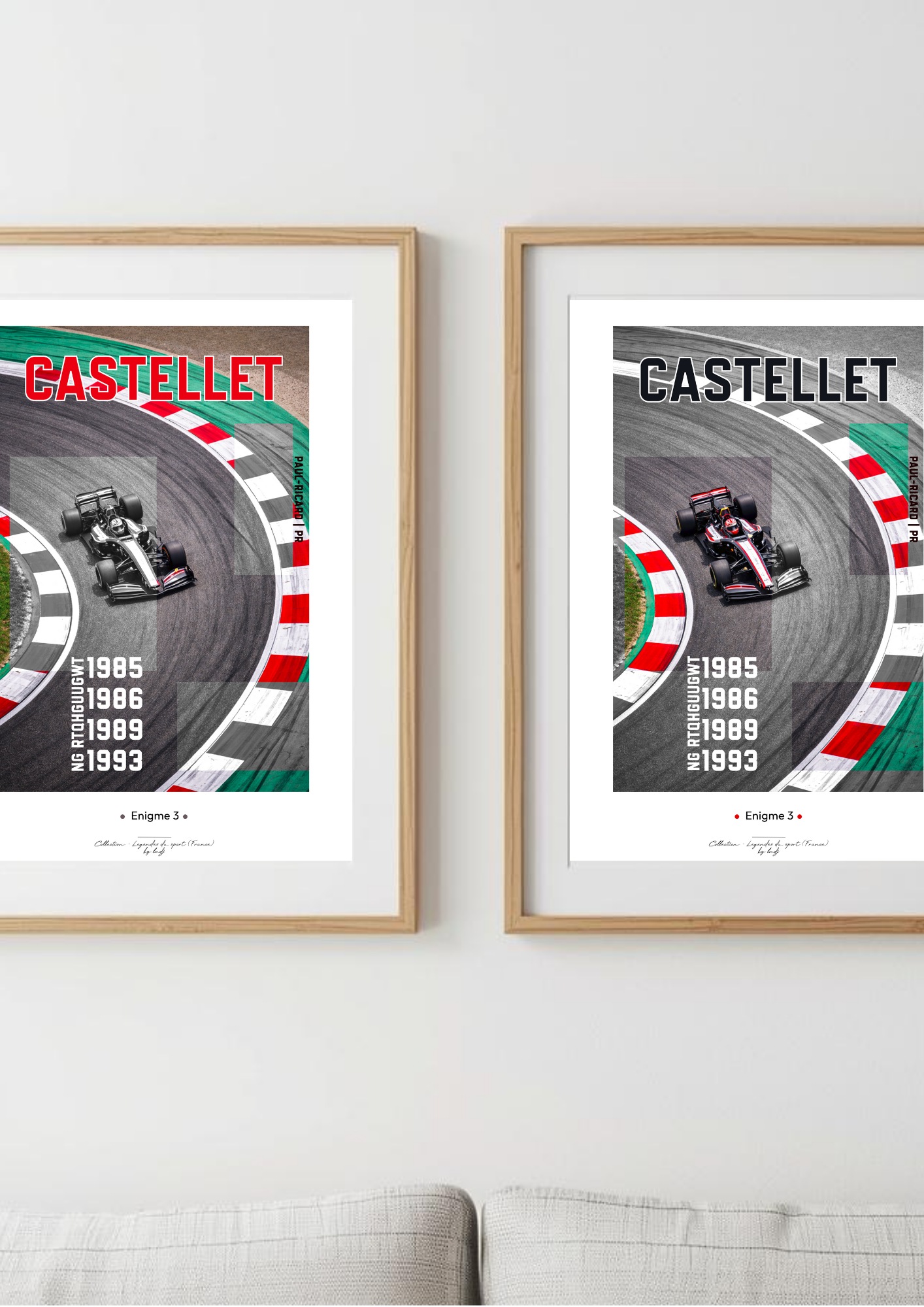 Affiche Enigme - F1 Castelet Affiche
