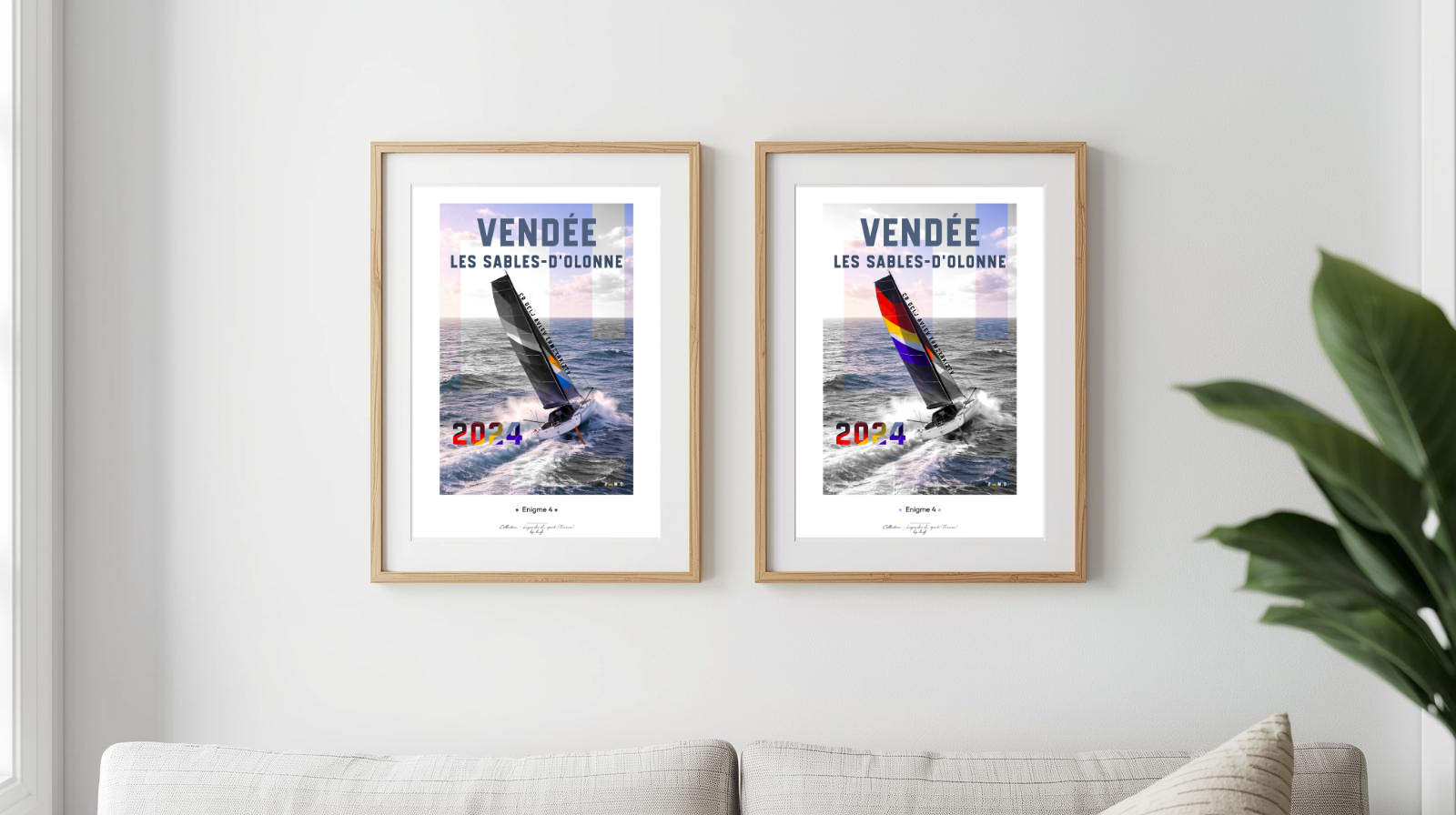 Affiche Enigme - Voile Vendée 2024 Affiche