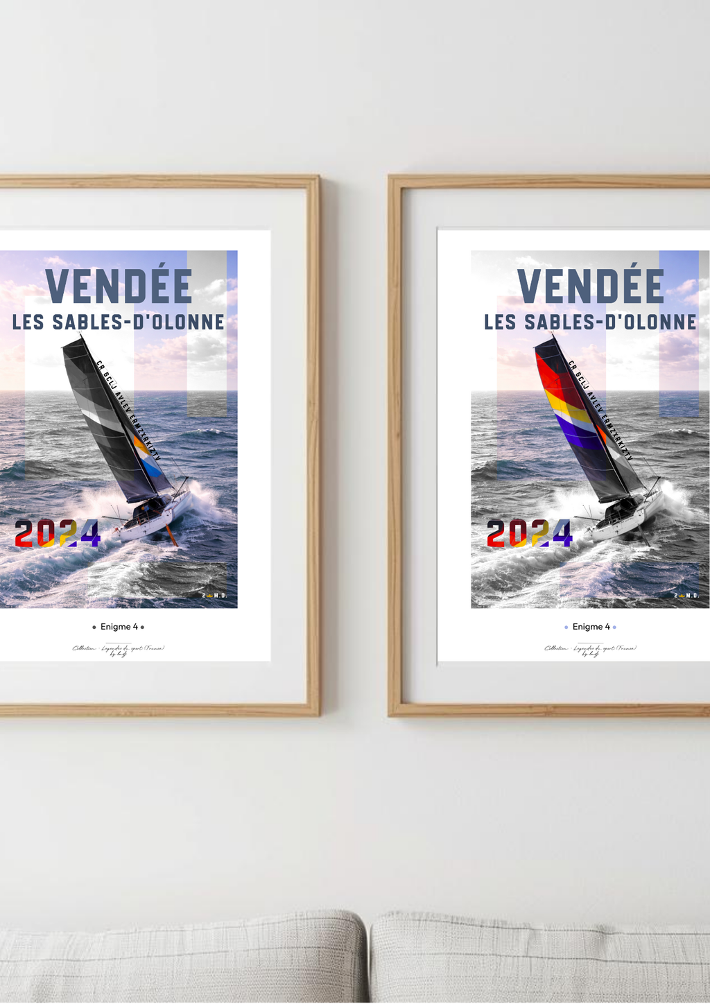 Affiche Enigme - Voile Vendée 2024 Affiche