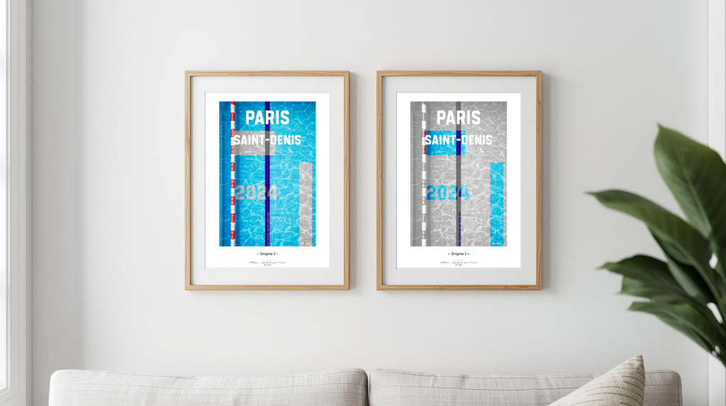 Affiche Enigme - Natation St Cloud 2024 Affiche
