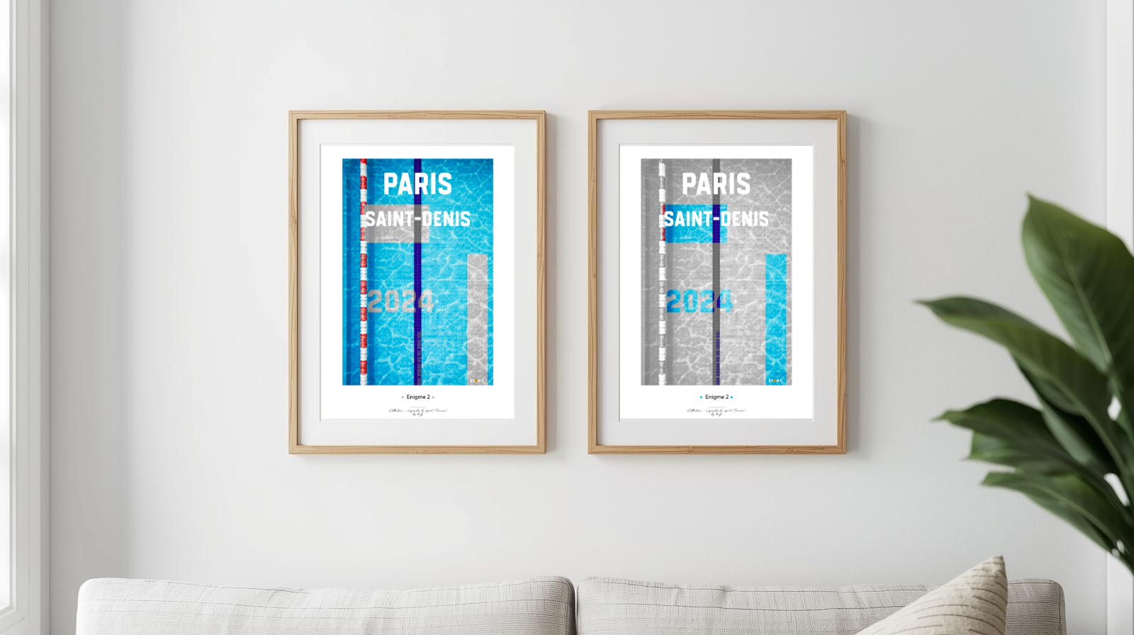 Affiche Enigme - Natation St Cloud 2024 Affiche