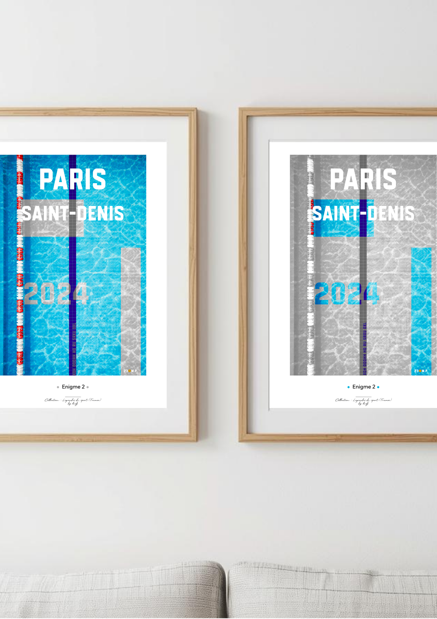 Affiche Enigme - Natation St Cloud 2024 Affiche