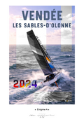 Affiche Enigme - Voile Vendée 2024 Style 1 - Couleur Affiche