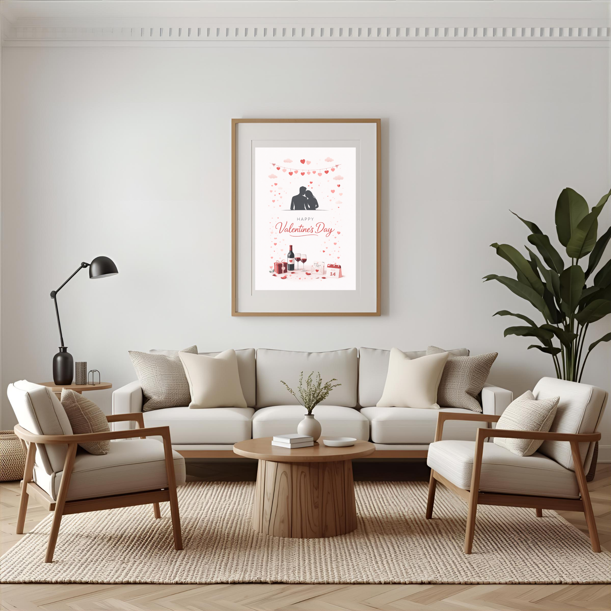 Affiche Saint Valentin Moment à deux (+BONUS) Affiche